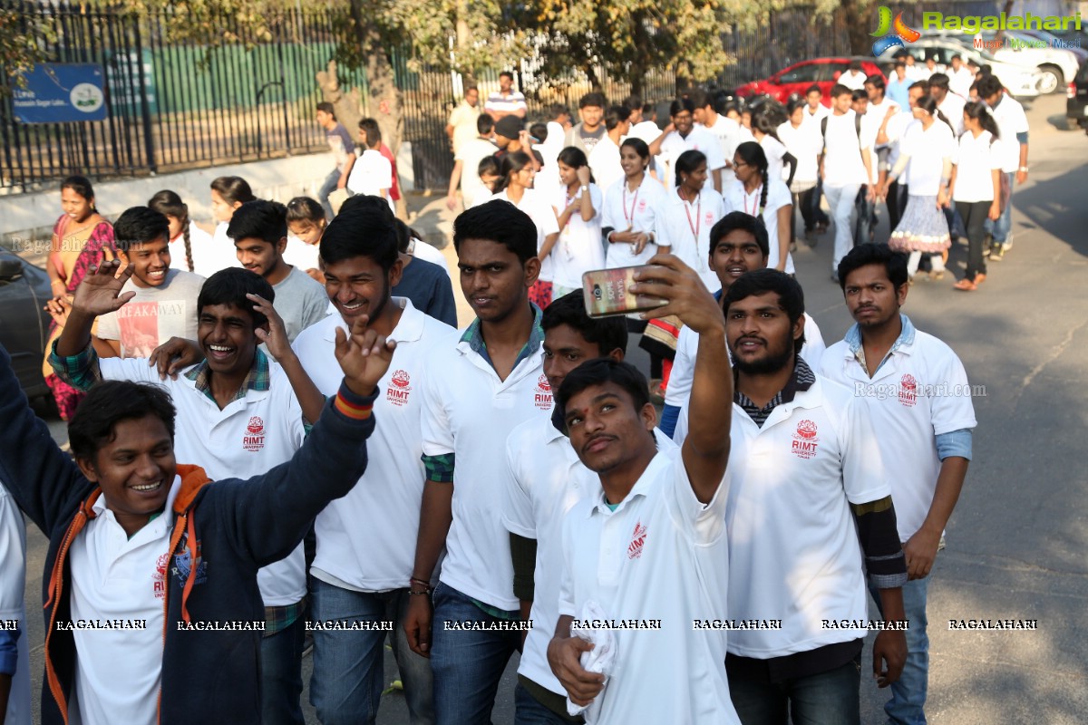 Vijayeebhava Walkathon at Sanjeevaiah Park, Hyderabad