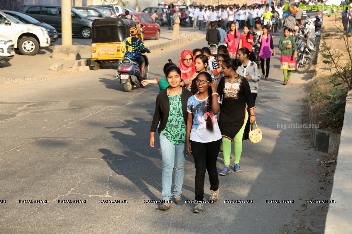 Vijayeebhava Walkathon at Sanjeevaiah Park, Hyderabad