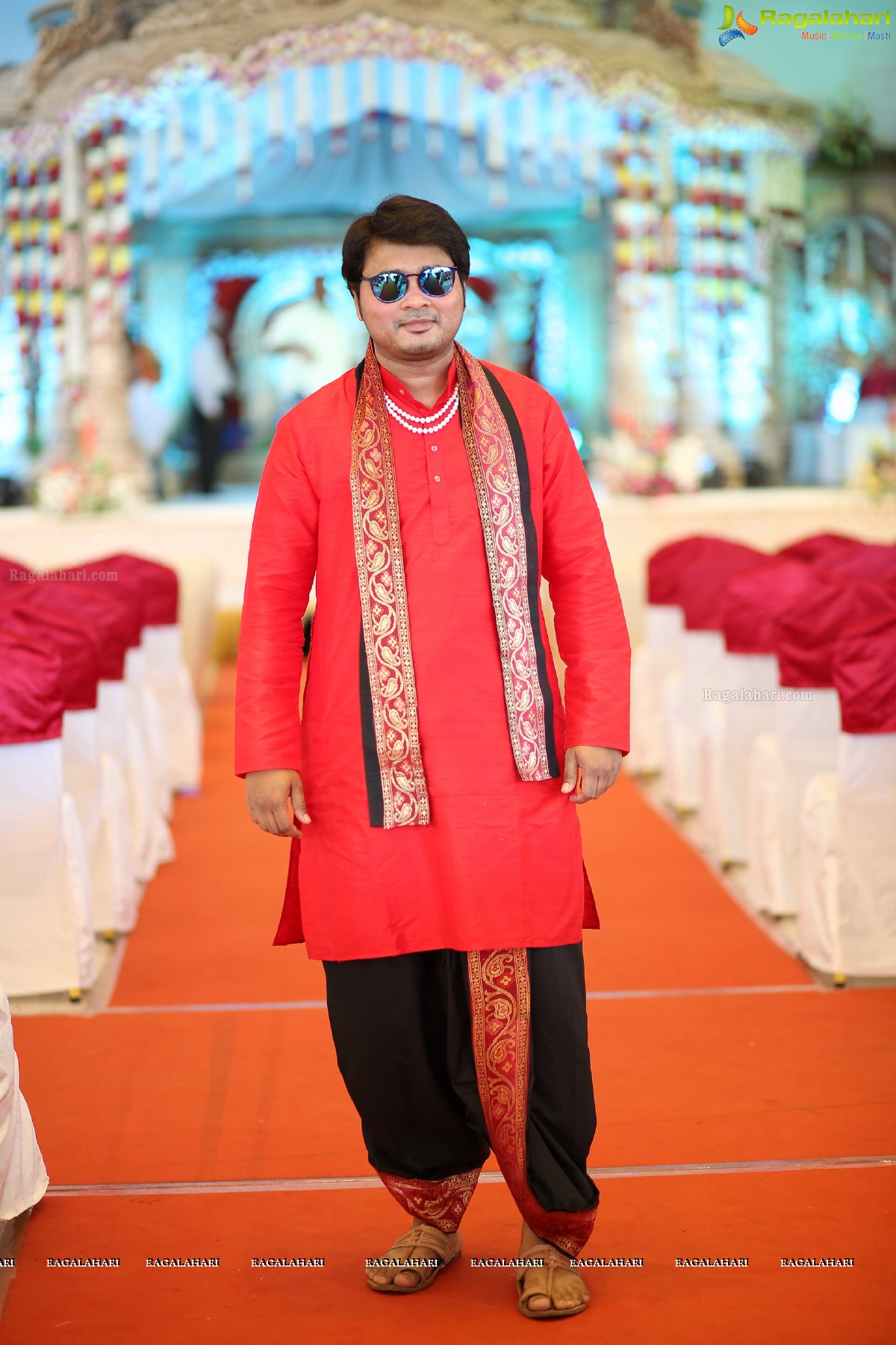 Grand Wedding of Vishnu Vardhini and Anup Chand at Sri Durga Convention, Hyderabad