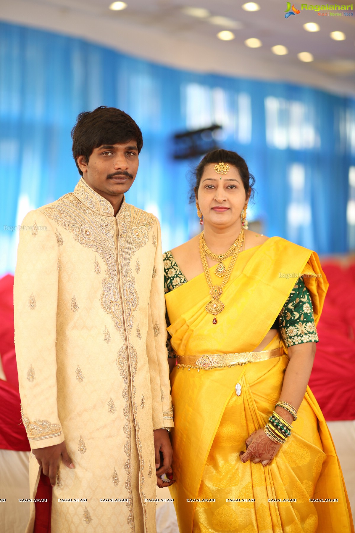 Grand Wedding of Vishnu Vardhini and Anup Chand at Sri Durga Convention, Hyderabad