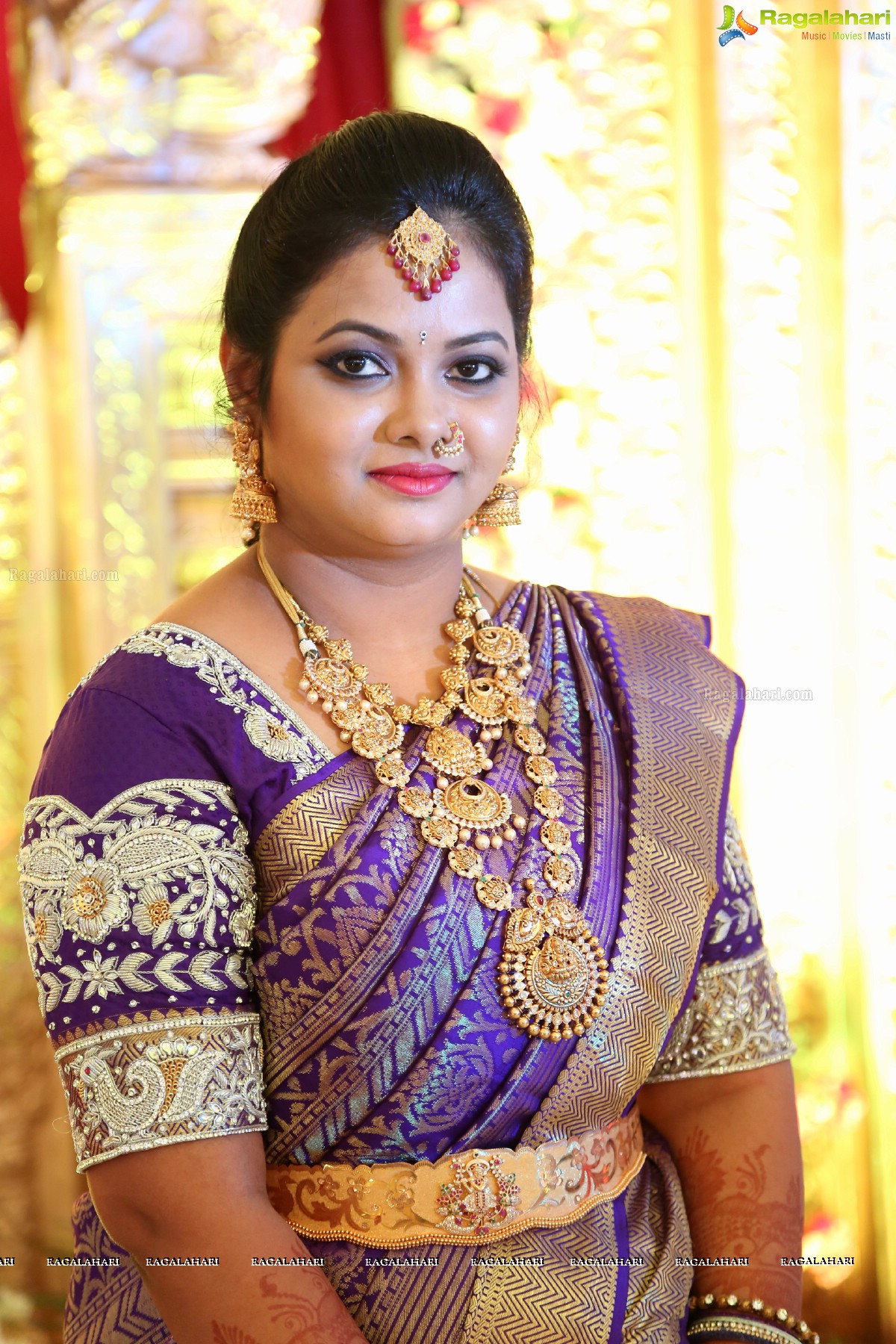 Grand Wedding of Vishnu Vardhini and Anup Chand at Sri Durga Convention, Hyderabad