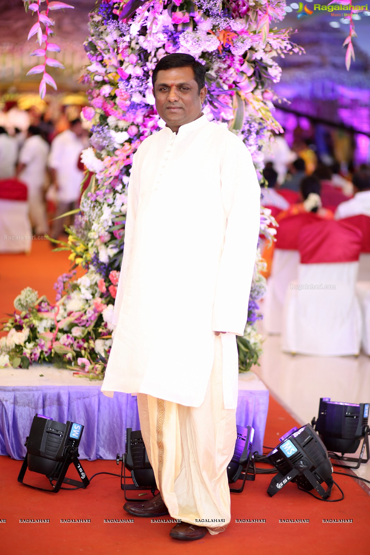 Grand Wedding of Vishnu Vardhini and Anup Chand at Sri Durga Convention, Hyderabad