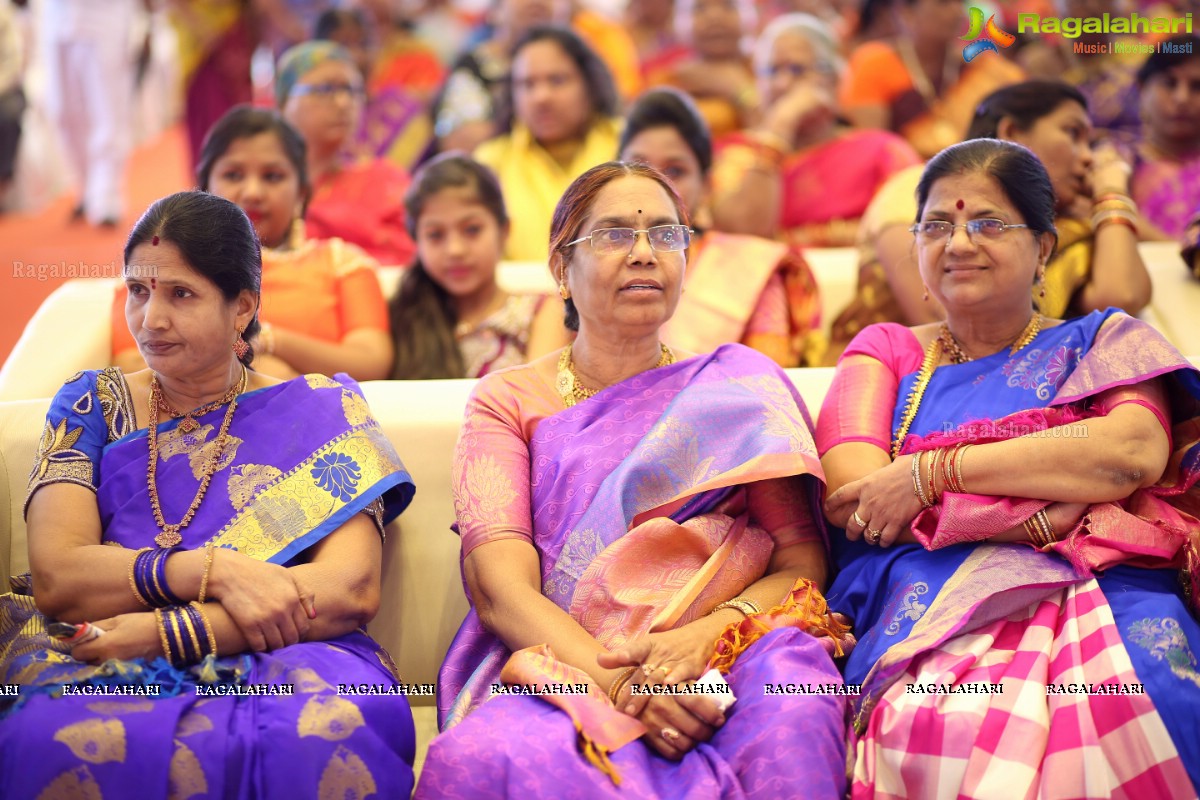 Grand Wedding of Vishnu Vardhini and Anup Chand at Sri Durga Convention, Hyderabad