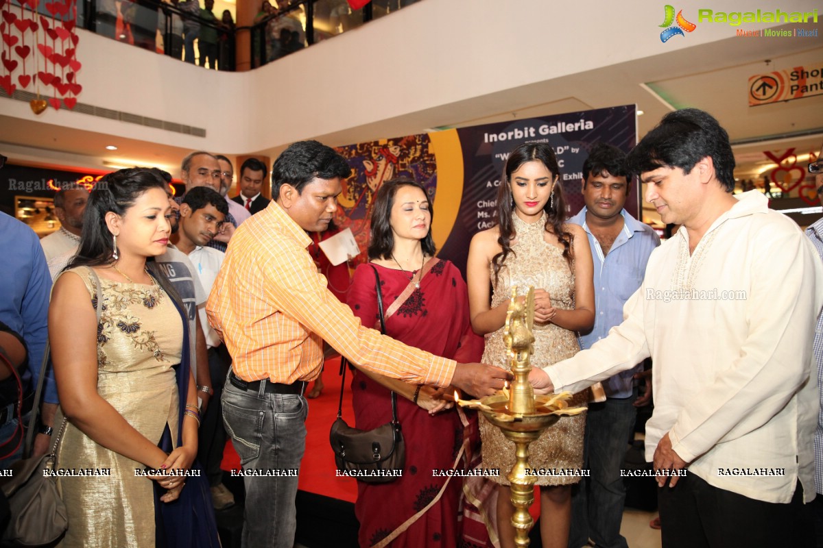 Wild World - Amala Akkineni inaugurates An Exhibiiton of Paintings by Dr. Somburu Savara at Inorbit Mall, Hyderabad