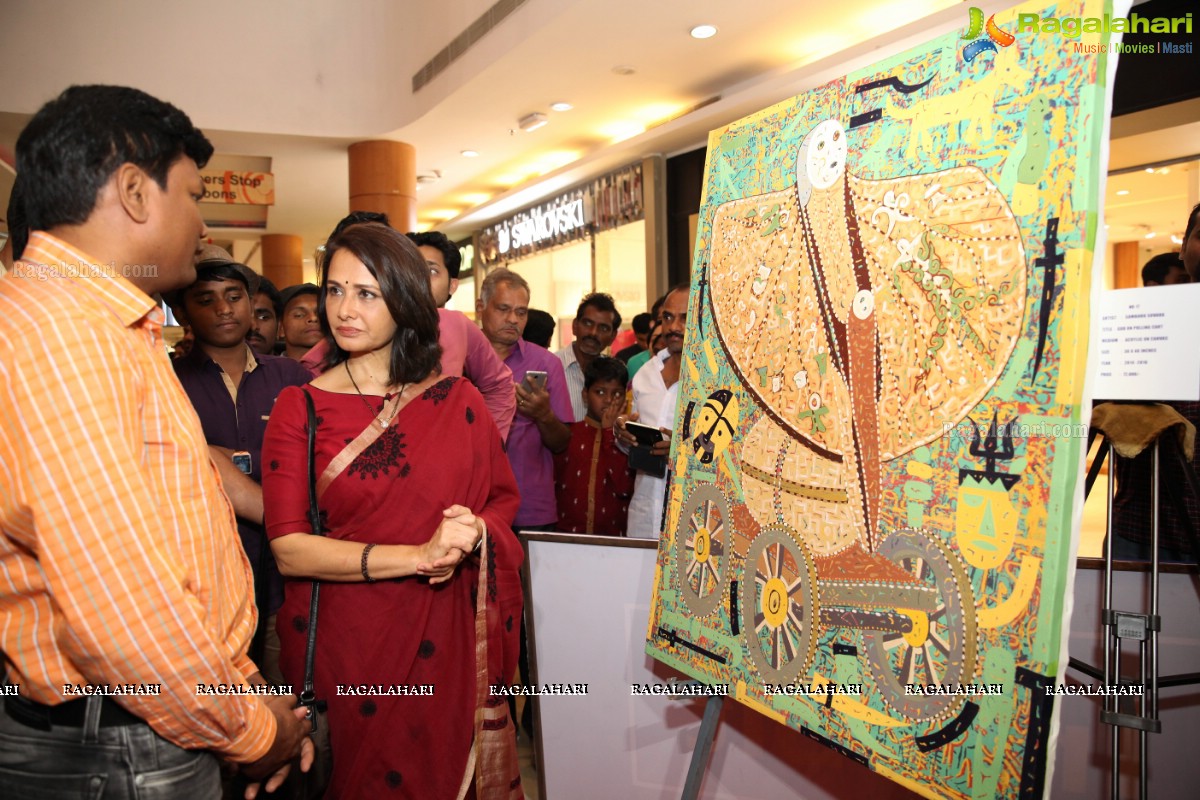 Wild World - Amala Akkineni inaugurates An Exhibiiton of Paintings by Dr. Somburu Savara at Inorbit Mall, Hyderabad