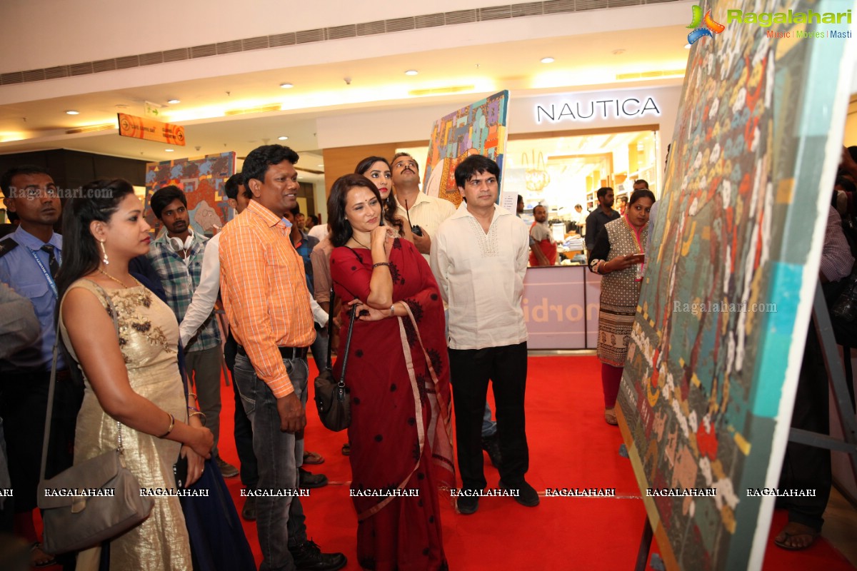 Wild World - Amala Akkineni inaugurates An Exhibiiton of Paintings by Dr. Somburu Savara at Inorbit Mall, Hyderabad