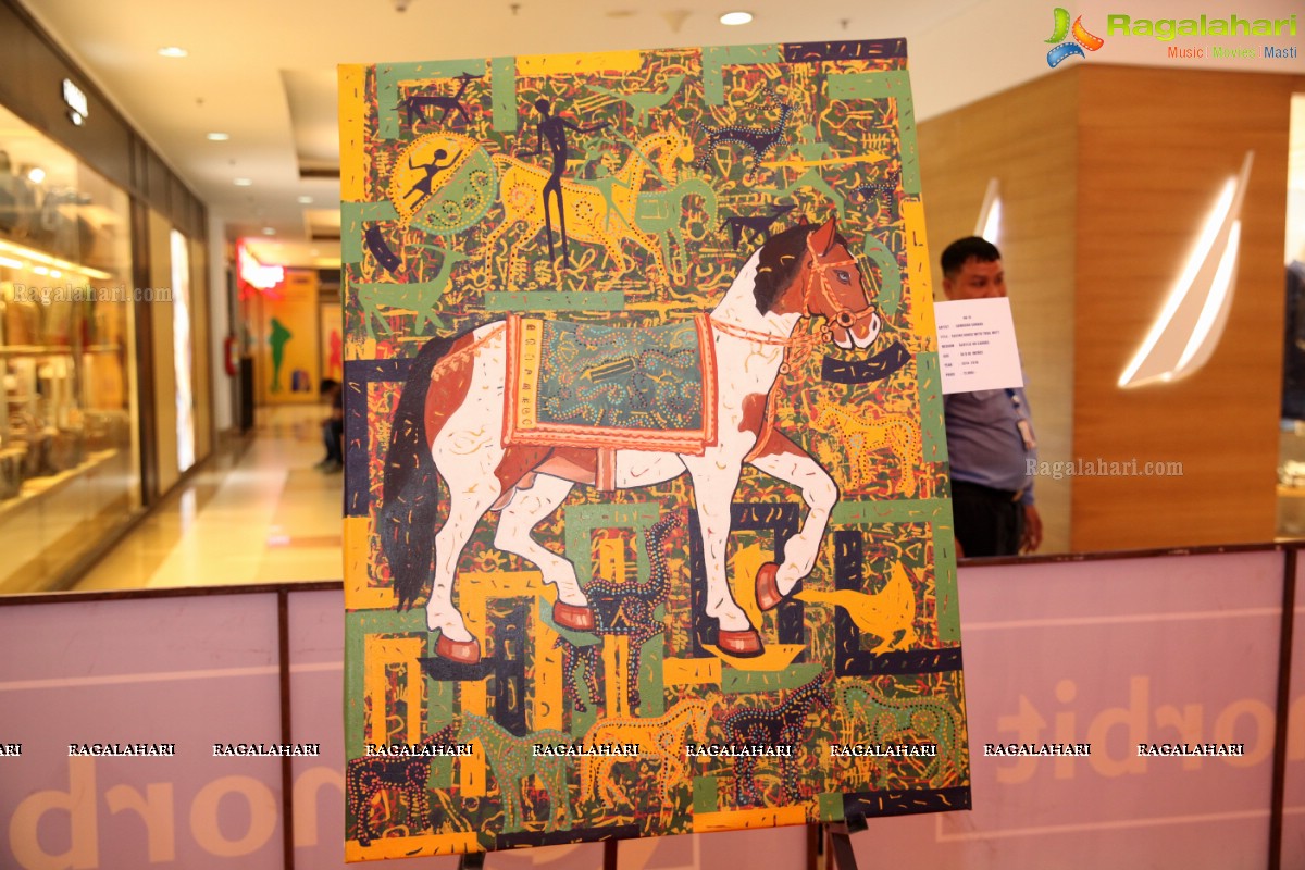 Wild World - Amala Akkineni inaugurates An Exhibiiton of Paintings by Dr. Somburu Savara at Inorbit Mall, Hyderabad