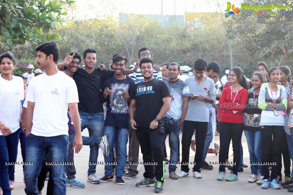 Yashoda Cancer Awareness 5K Run Bike Rally 2017 at Sarornagar Stadium, LB Nagar, Hyderabad