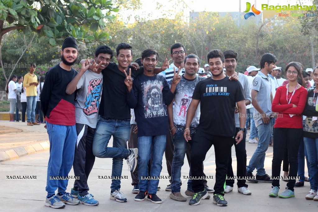 Yashoda Cancer Awareness 5K Run Bike Rally 2017 at Sarornagar Stadium, LB Nagar, Hyderabad