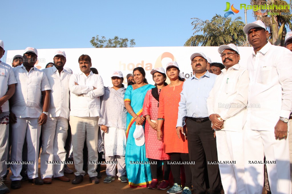 Yashoda Cancer Awareness 5K Run Bike Rally 2017 at Sarornagar Stadium, LB Nagar, Hyderabad