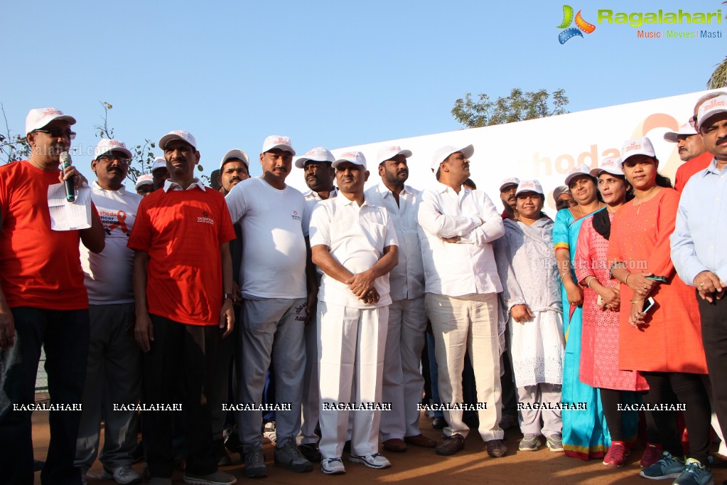 Yashoda Cancer Awareness 5K Run Bike Rally 2017 at Sarornagar Stadium, LB Nagar, Hyderabad