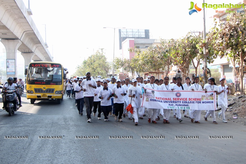 Yashoda Cancer Awareness 5K Run Bike Rally 2017 at Sarornagar Stadium, LB Nagar, Hyderabad