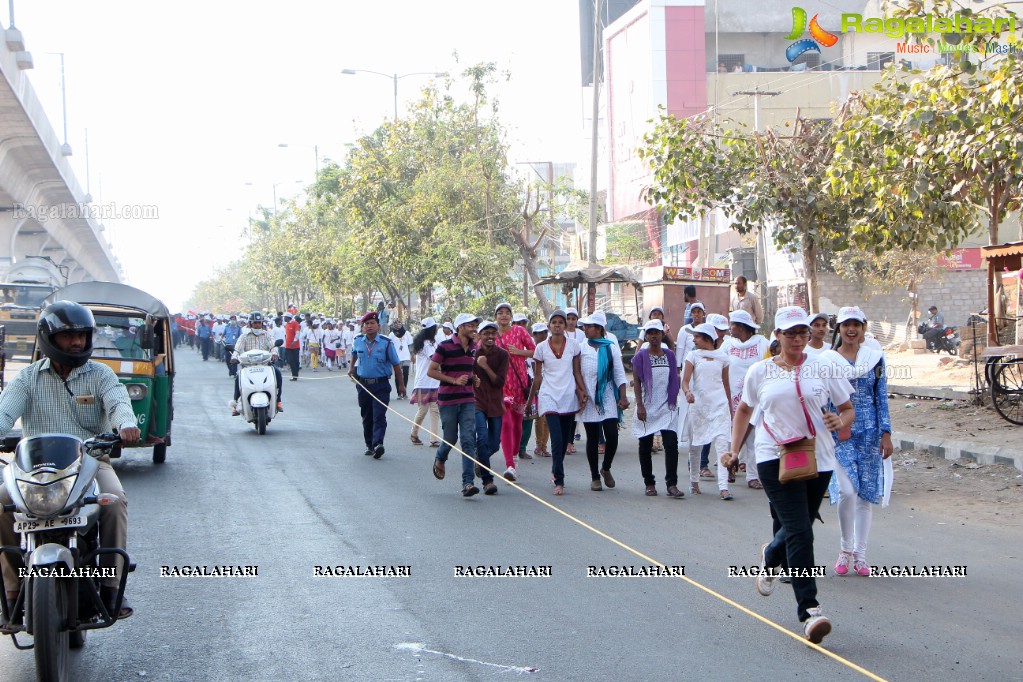 Yashoda Cancer Awareness 5K Run Bike Rally 2017 at Sarornagar Stadium, LB Nagar, Hyderabad