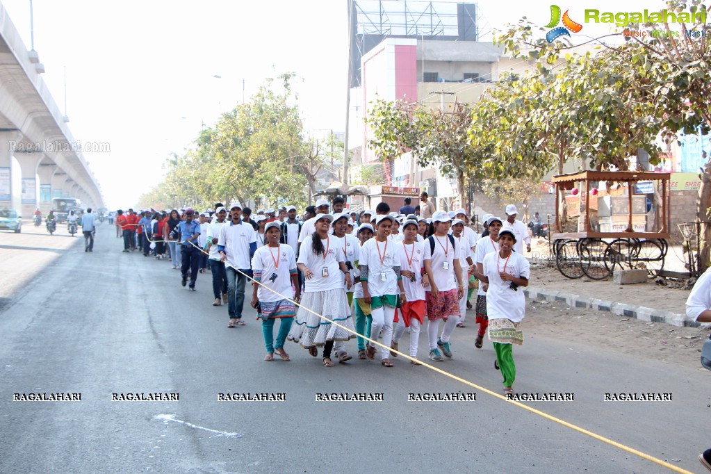 Yashoda Cancer Awareness 5K Run Bike Rally 2017 at Sarornagar Stadium, LB Nagar, Hyderabad