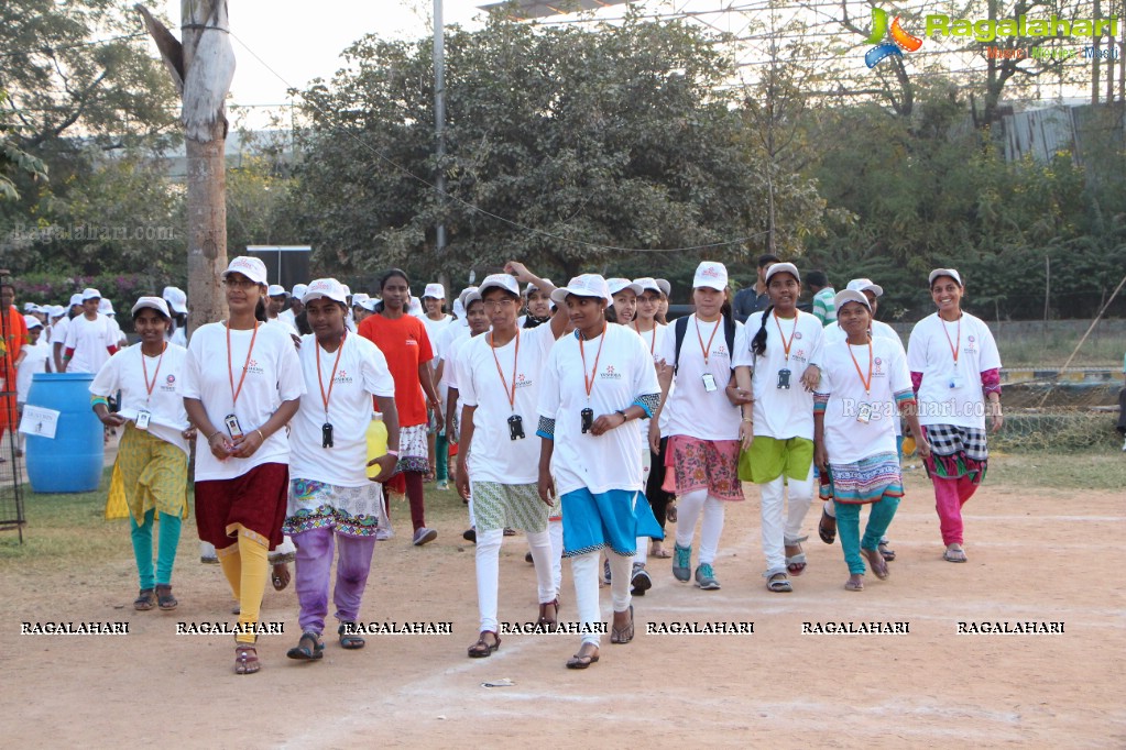 Yashoda Cancer Awareness 5K Run Bike Rally 2017 at Sarornagar Stadium, LB Nagar, Hyderabad