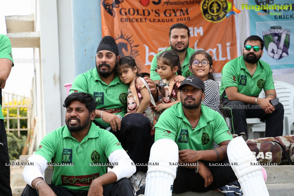 3rd Anniversary Golds Gym Hyderguda Cricket League 2018 at Ram Charan Grounds