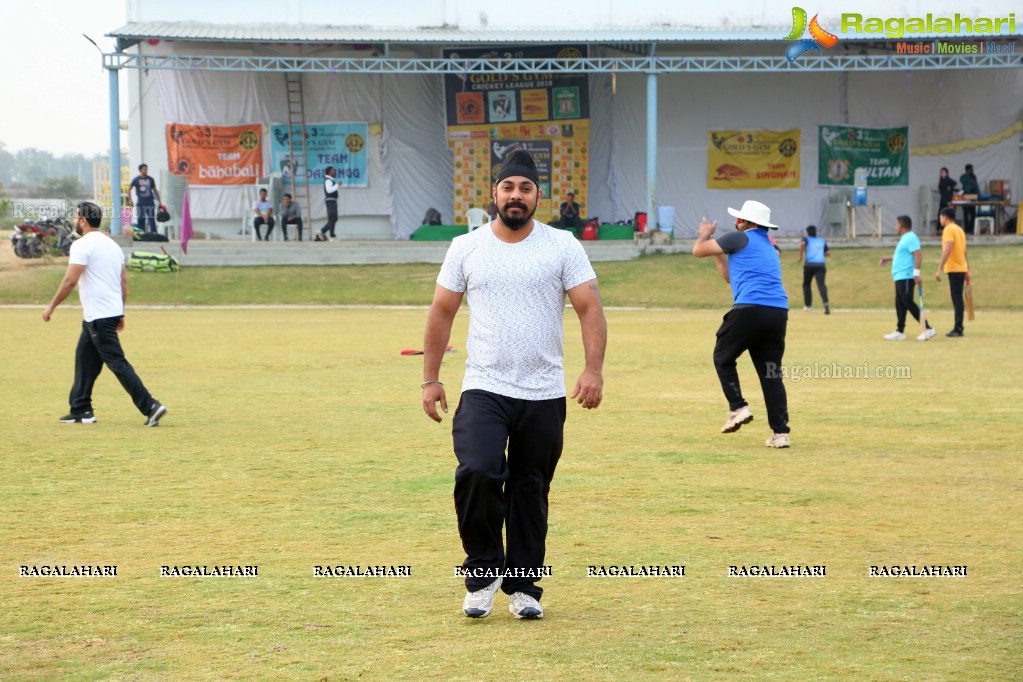 3rd Anniversary Golds Gym Hyderguda Cricket League 2018 at Ram Charan Grounds