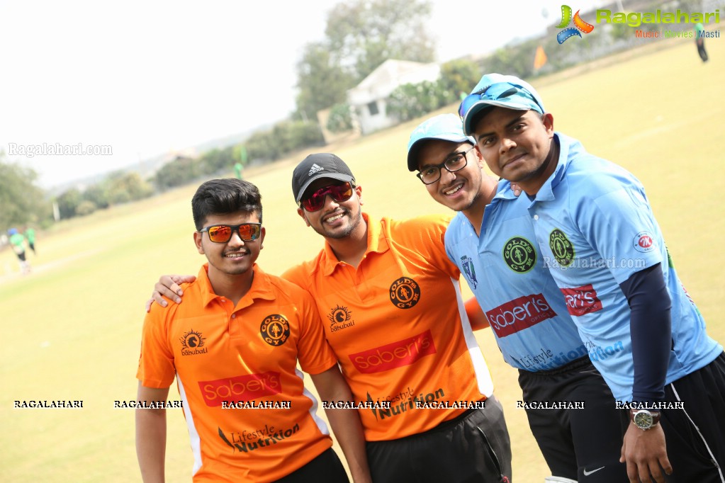 3rd Anniversary Golds Gym Hyderguda Cricket League 2018 at Ram Charan Grounds