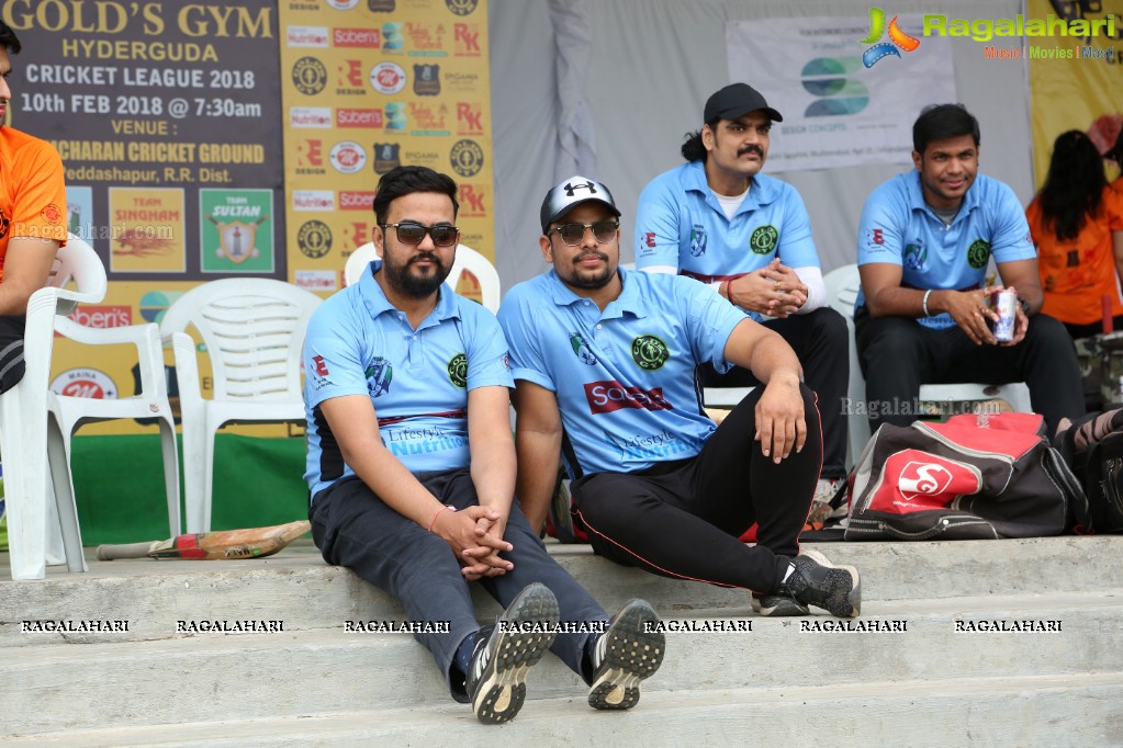 3rd Anniversary Golds Gym Hyderguda Cricket League 2018 at Ram Charan Grounds