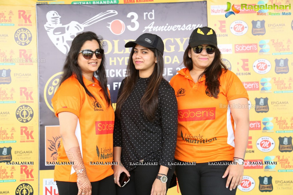 3rd Anniversary Golds Gym Hyderguda Cricket League 2018 at Ram Charan Grounds