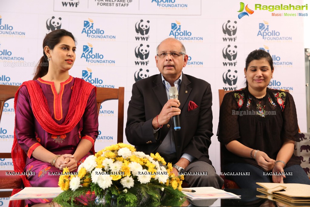 WWF-India & Apollo Hospitals Press Conference at Apollo Hospitals, Jubilee Hills