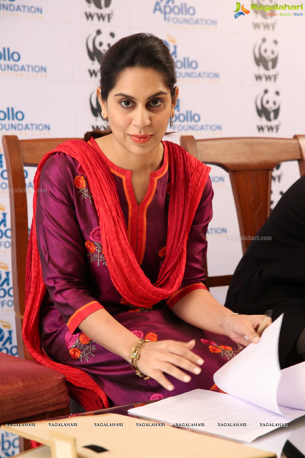 WWF-India & Apollo Hospitals Press Conference at Apollo Hospitals, Jubilee Hills