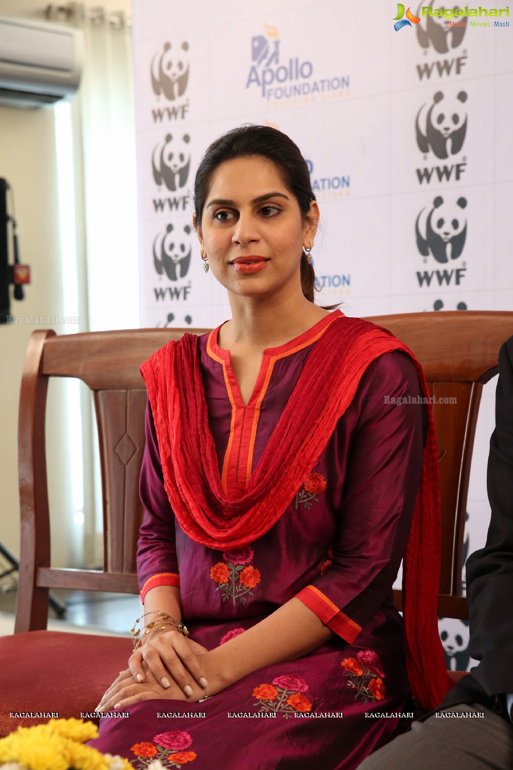 WWF-India & Apollo Hospitals Press Conference at Apollo Hospitals, Jubilee Hills