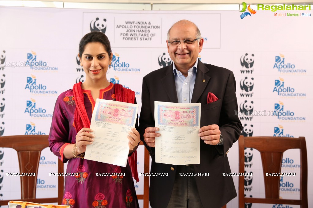 WWF-India & Apollo Hospitals Press Conference at Apollo Hospitals, Jubilee Hills