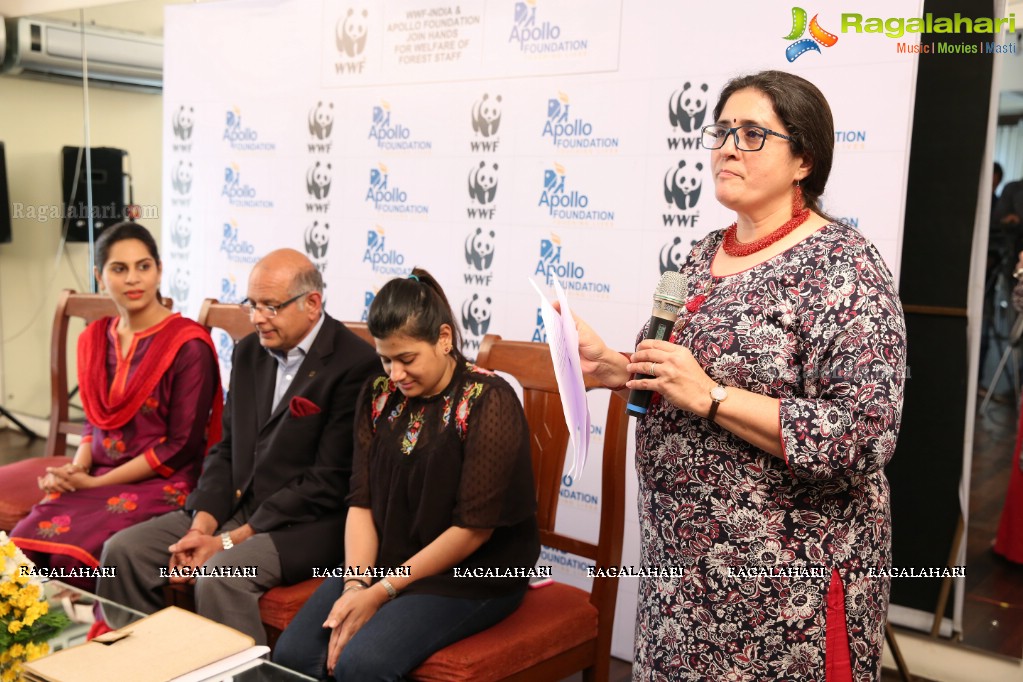 WWF-India & Apollo Hospitals Press Conference at Apollo Hospitals, Jubilee Hills