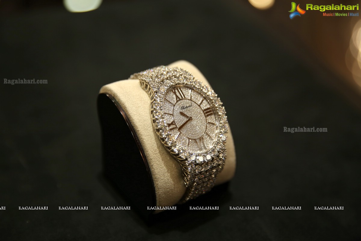 Grand Launch and Showcase of Chopard L'Heure Du Diamant 2.6 Crore Watch at Kamal Watch Co., Jubilee Hills, Hyderabad