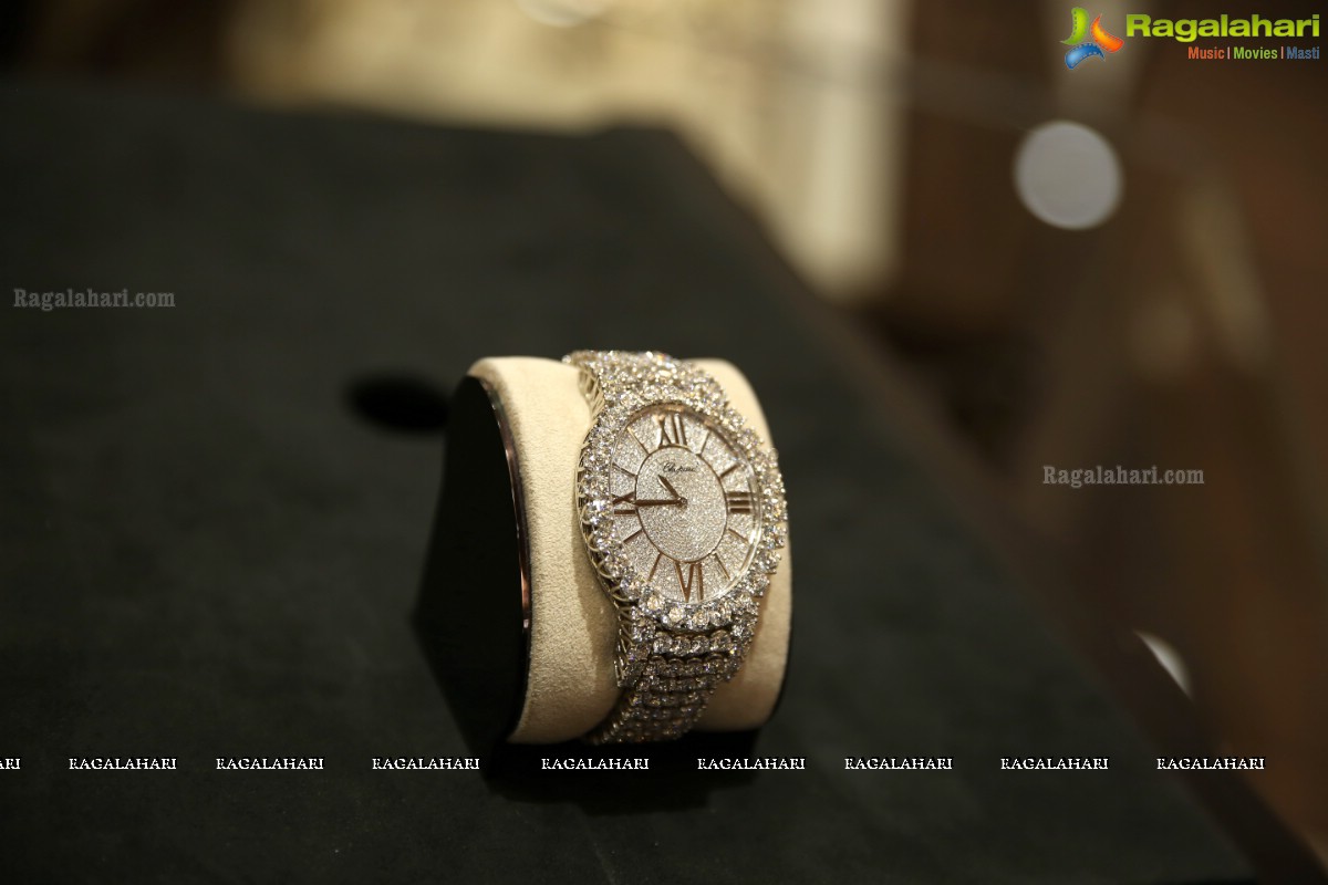 Grand Launch and Showcase of Chopard L'Heure Du Diamant 2.6 Crore Watch at Kamal Watch Co., Jubilee Hills, Hyderabad