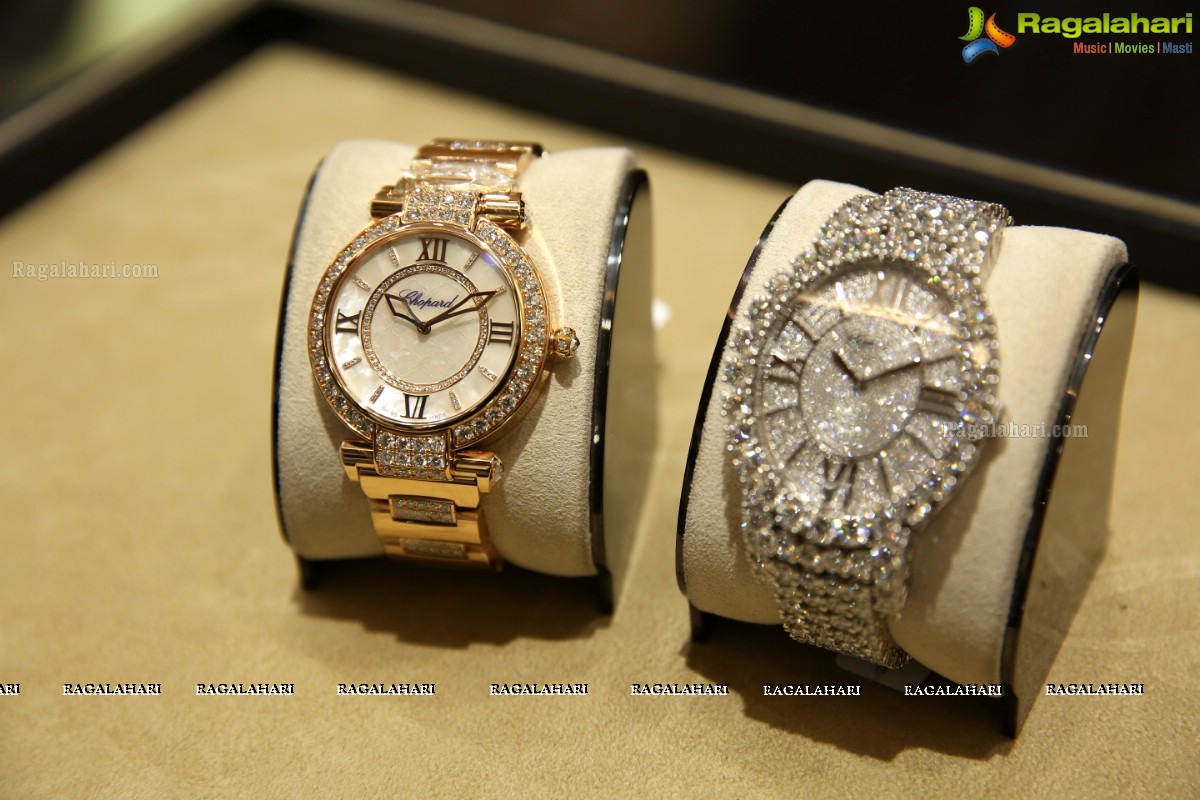 Grand Launch and Showcase of Chopard L'Heure Du Diamant 2.6 Crore Watch at Kamal Watch Co., Jubilee Hills, Hyderabad