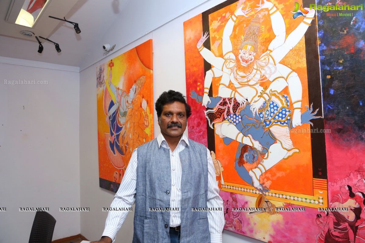 Curtain Raiser of 'Dialectics of Tradition' by Giridhar Gowd at Kalakriti Art Gallery