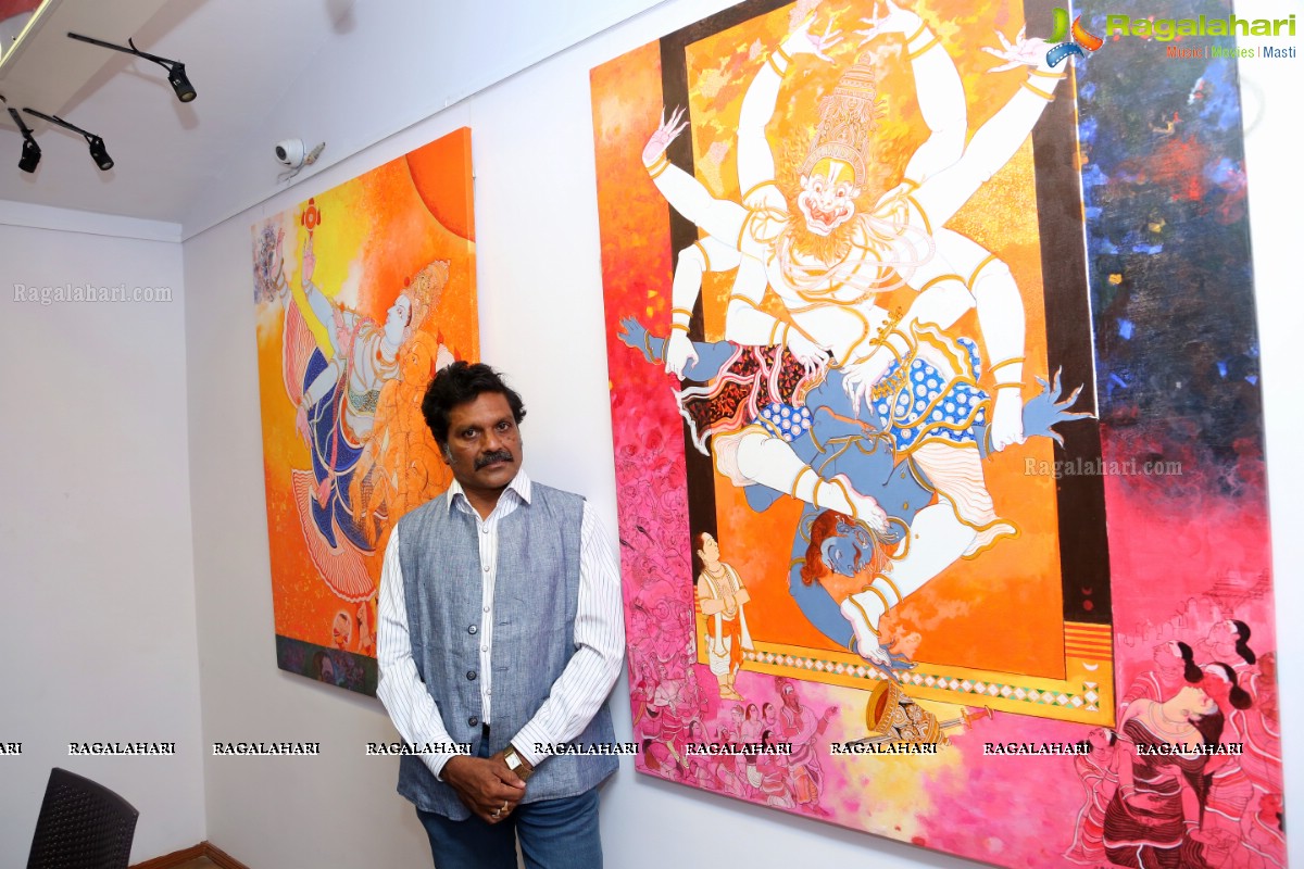 Curtain Raiser of 'Dialectics of Tradition' by Giridhar Gowd at Kalakriti Art Gallery