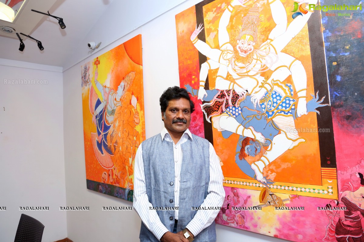 Curtain Raiser of 'Dialectics of Tradition' by Giridhar Gowd at Kalakriti Art Gallery