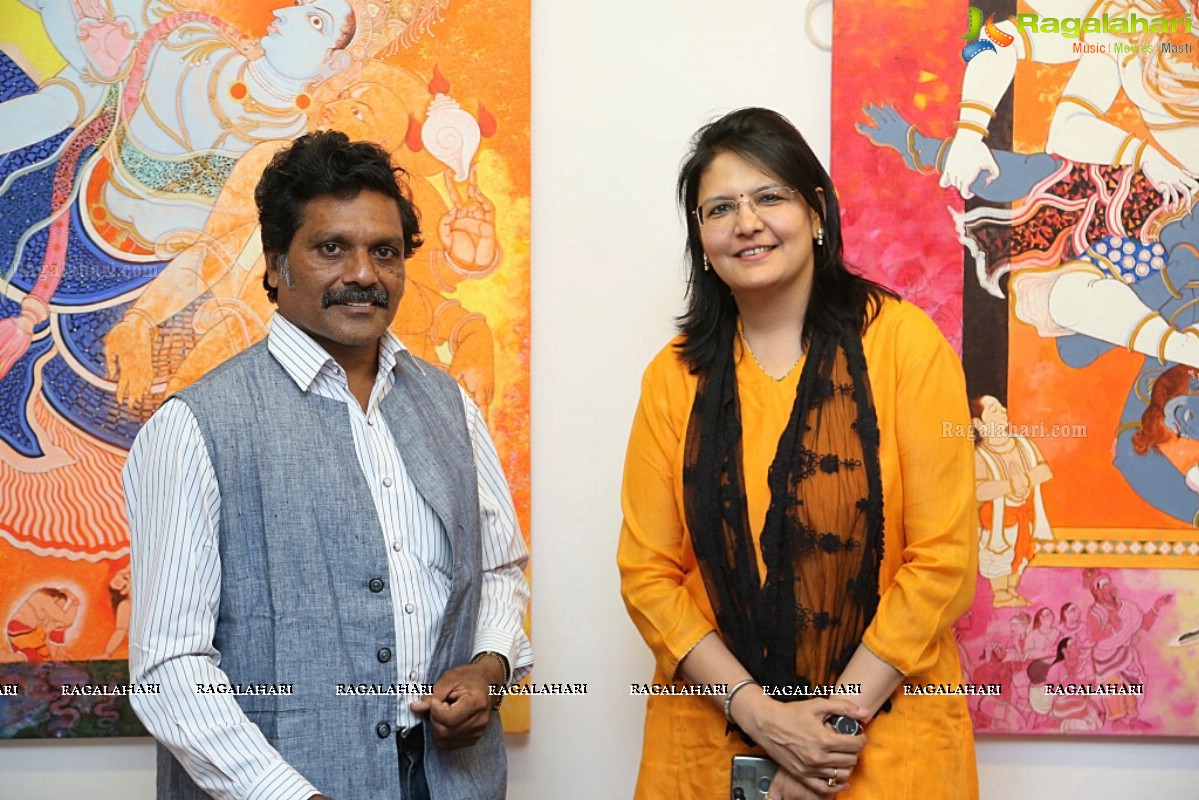 Curtain Raiser of 'Dialectics of Tradition' by Giridhar Gowd at Kalakriti Art Gallery
