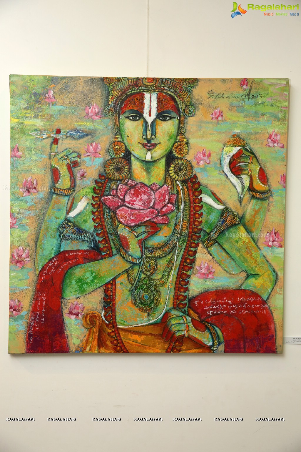 Devedevam by Gade Pramod Reddy at Aalankrita Art Gallery