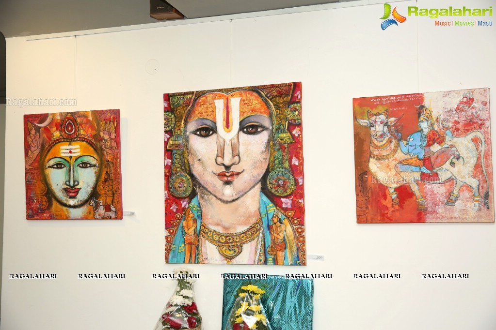 Devedevam by Gade Pramod Reddy at Aalankrita Art Gallery