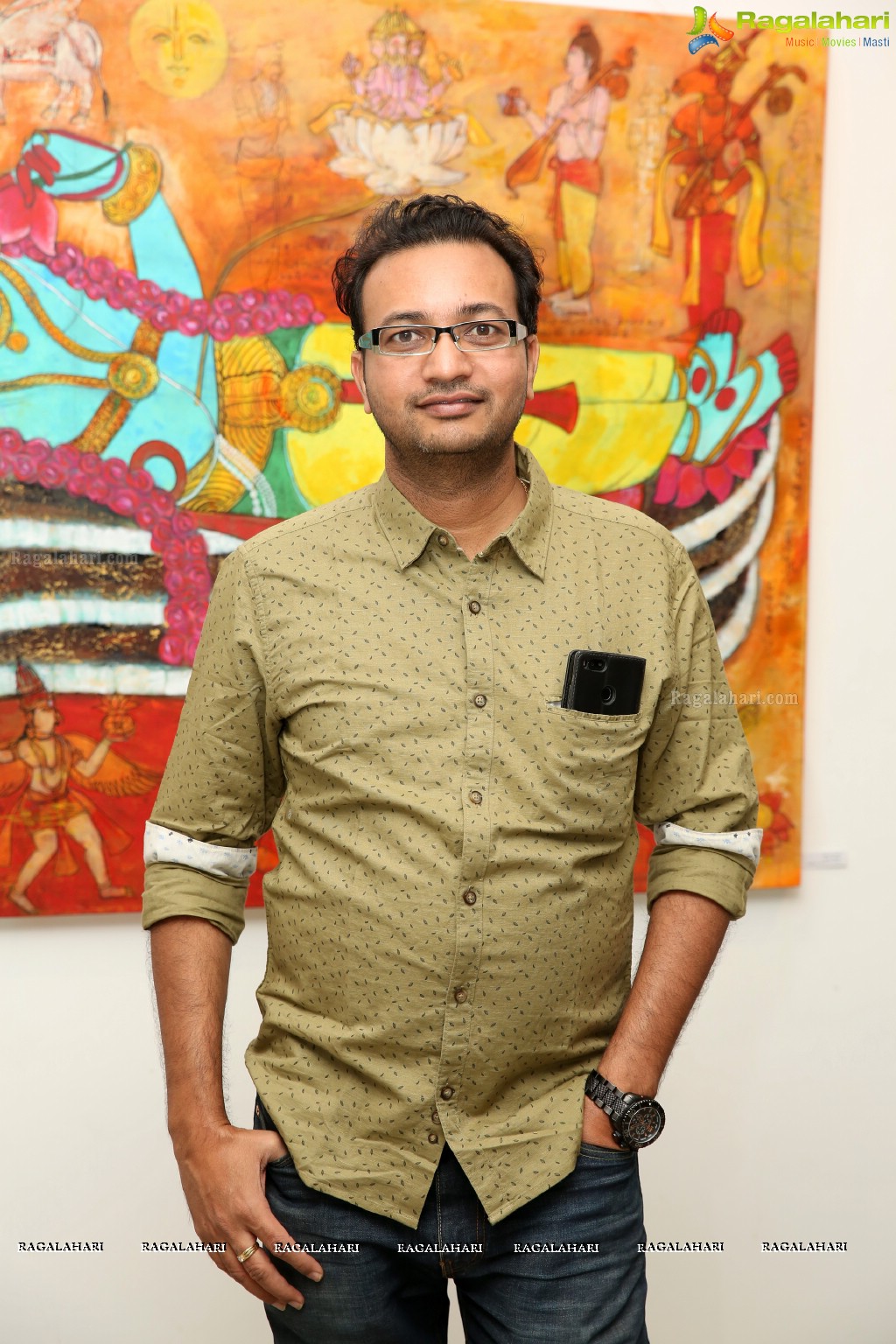 Devedevam by Gade Pramod Reddy at Aalankrita Art Gallery