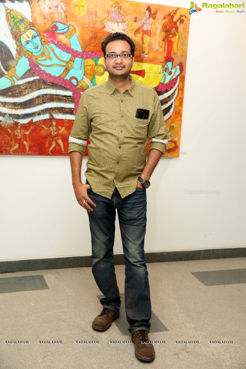 Devedevam by Gade Pramod Reddy at Aalankrita Art Gallery