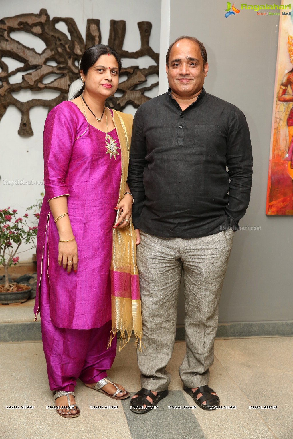 Devedevam by Gade Pramod Reddy at Aalankrita Art Gallery