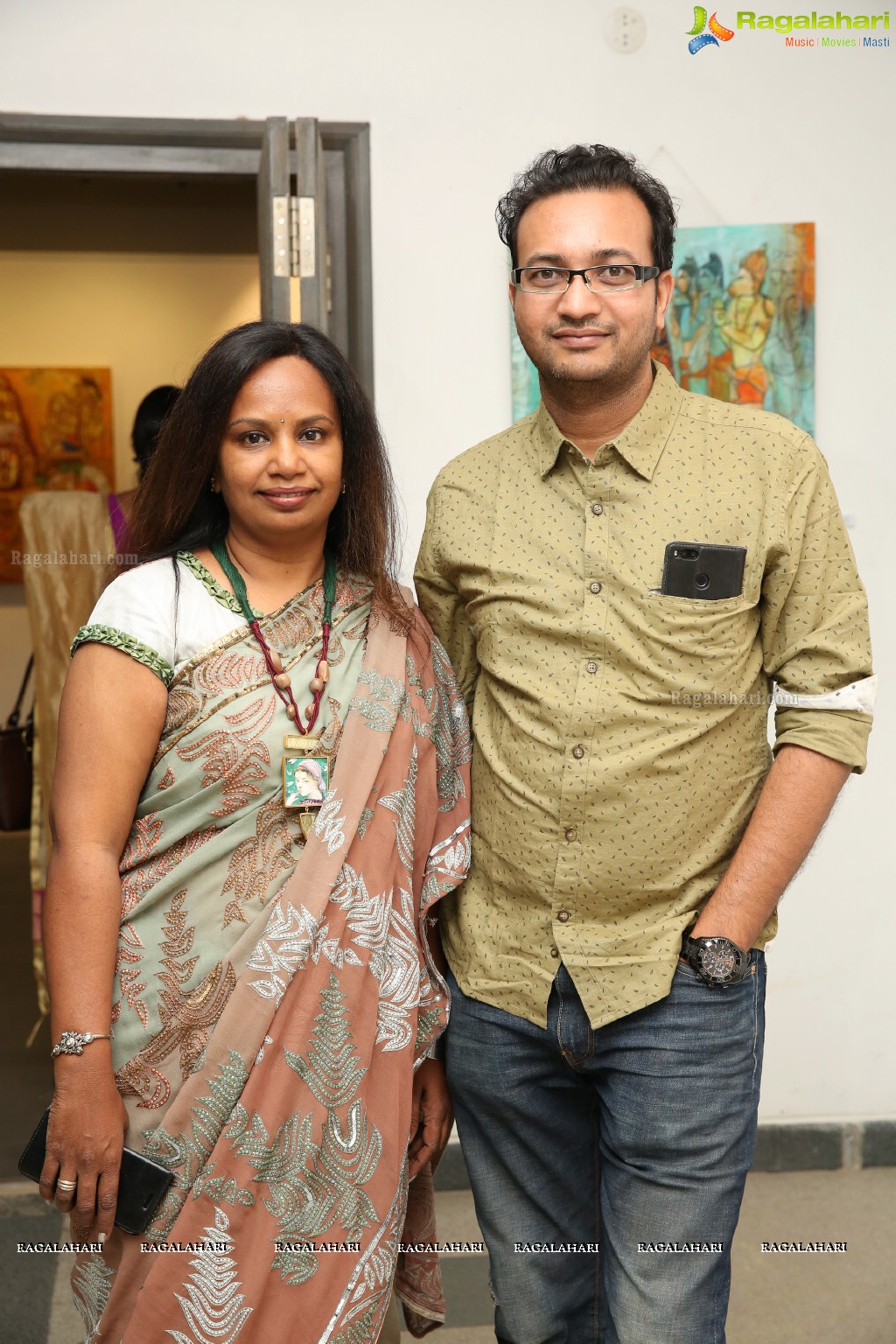 Devedevam by Gade Pramod Reddy at Aalankrita Art Gallery