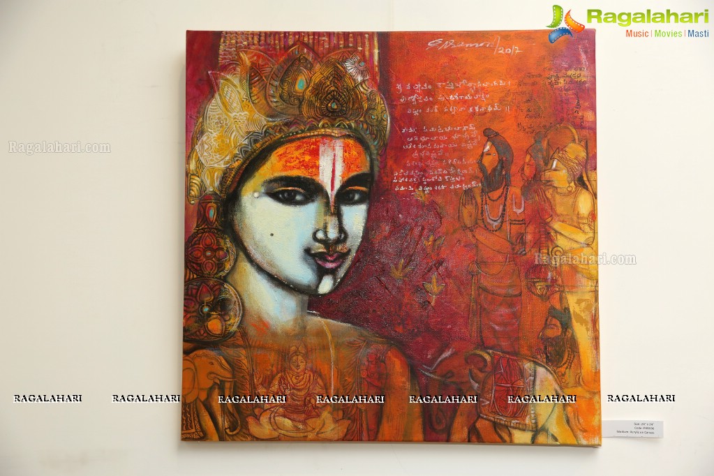 Devedevam by Gade Pramod Reddy at Aalankrita Art Gallery