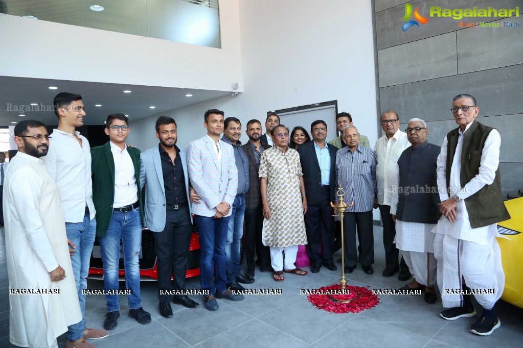 Grand launch of Auto Arena Ingens, A exotic luxury car showroom at Jubilee Hills