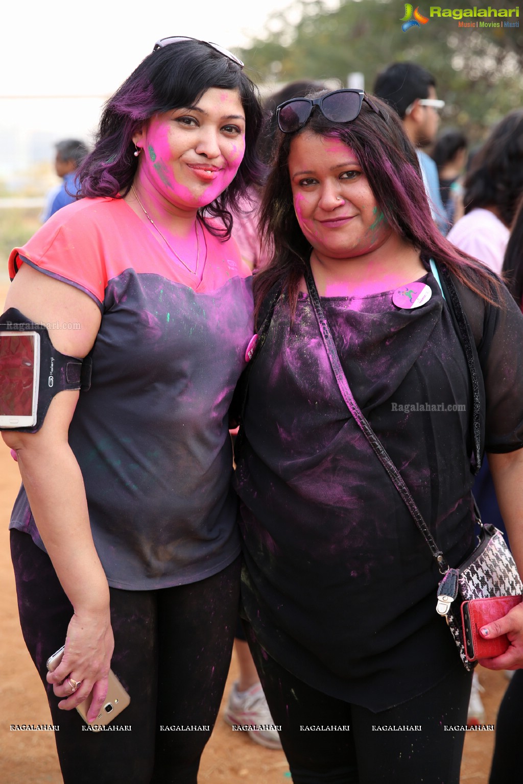 Gulaal Run with Milind Soman, Hyderabad