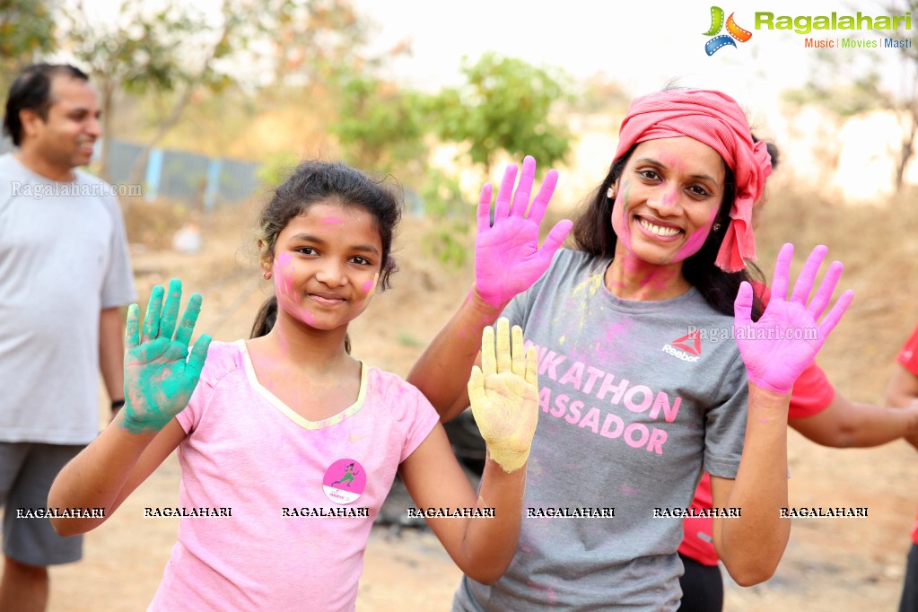 Gulaal Run with Milind Soman, Hyderabad