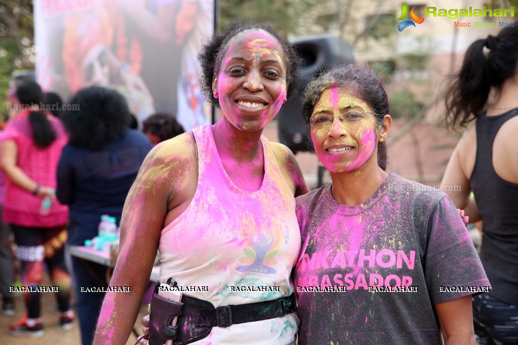 Gulaal Run with Milind Soman, Hyderabad