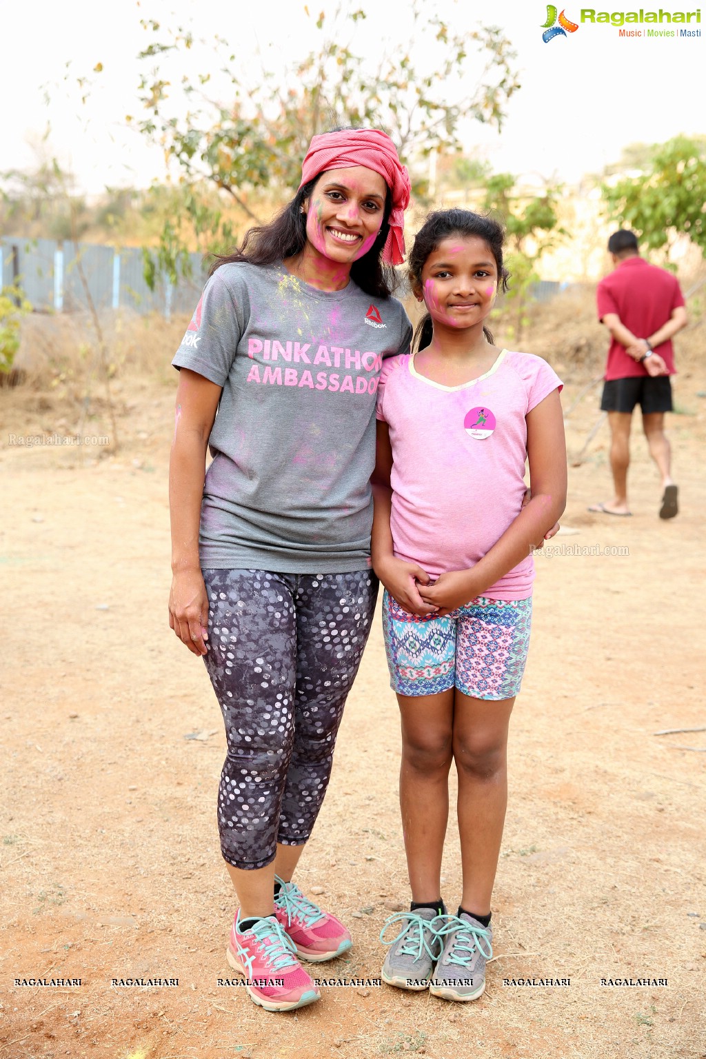 Gulaal Run with Milind Soman, Hyderabad