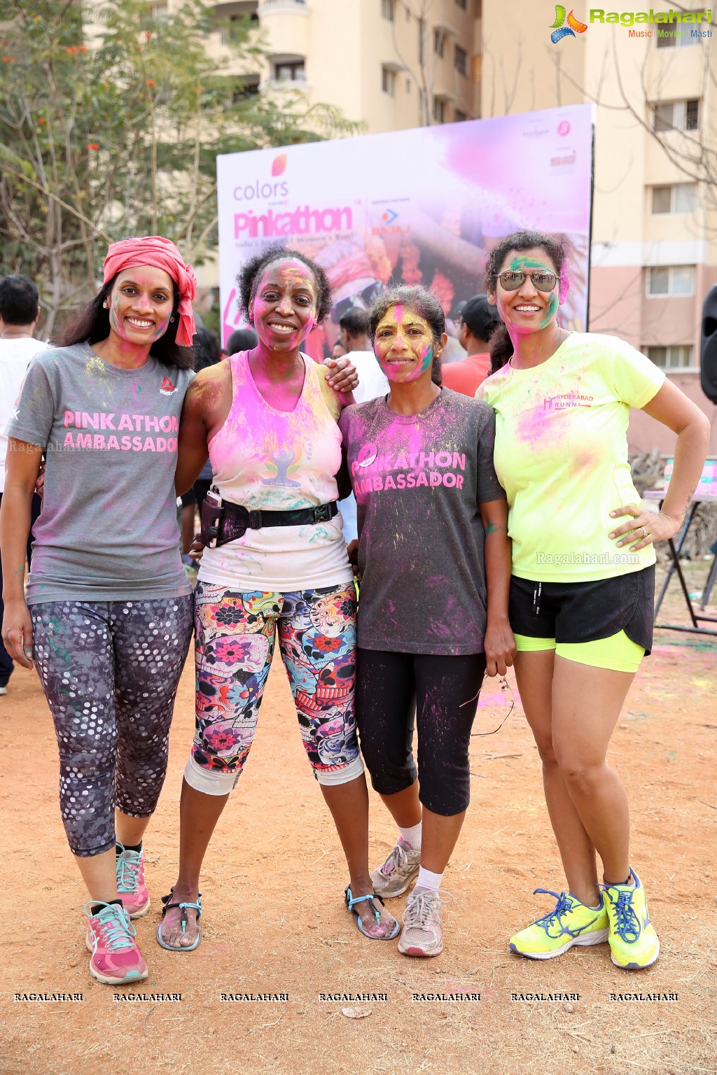 Gulaal Run with Milind Soman, Hyderabad