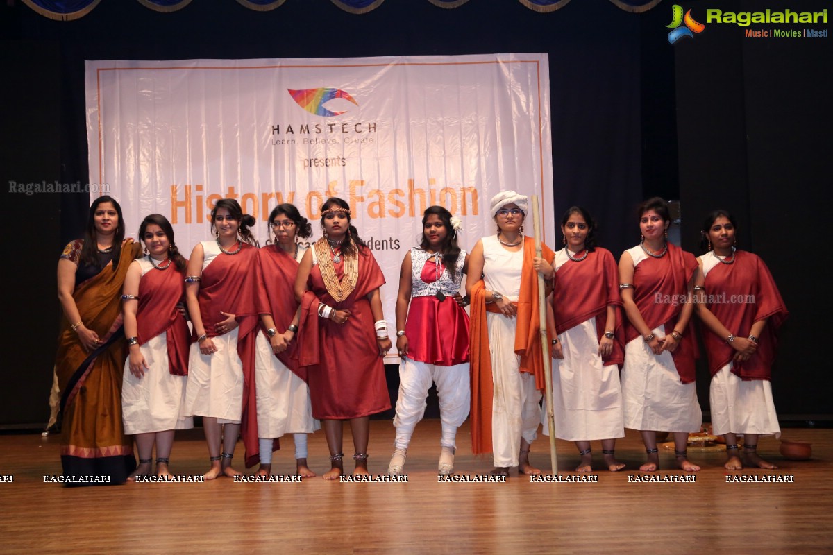 History of Fashion - A Showcase by Hamstech Students at Bharatiya Vidya Bhavan, Hyderabad